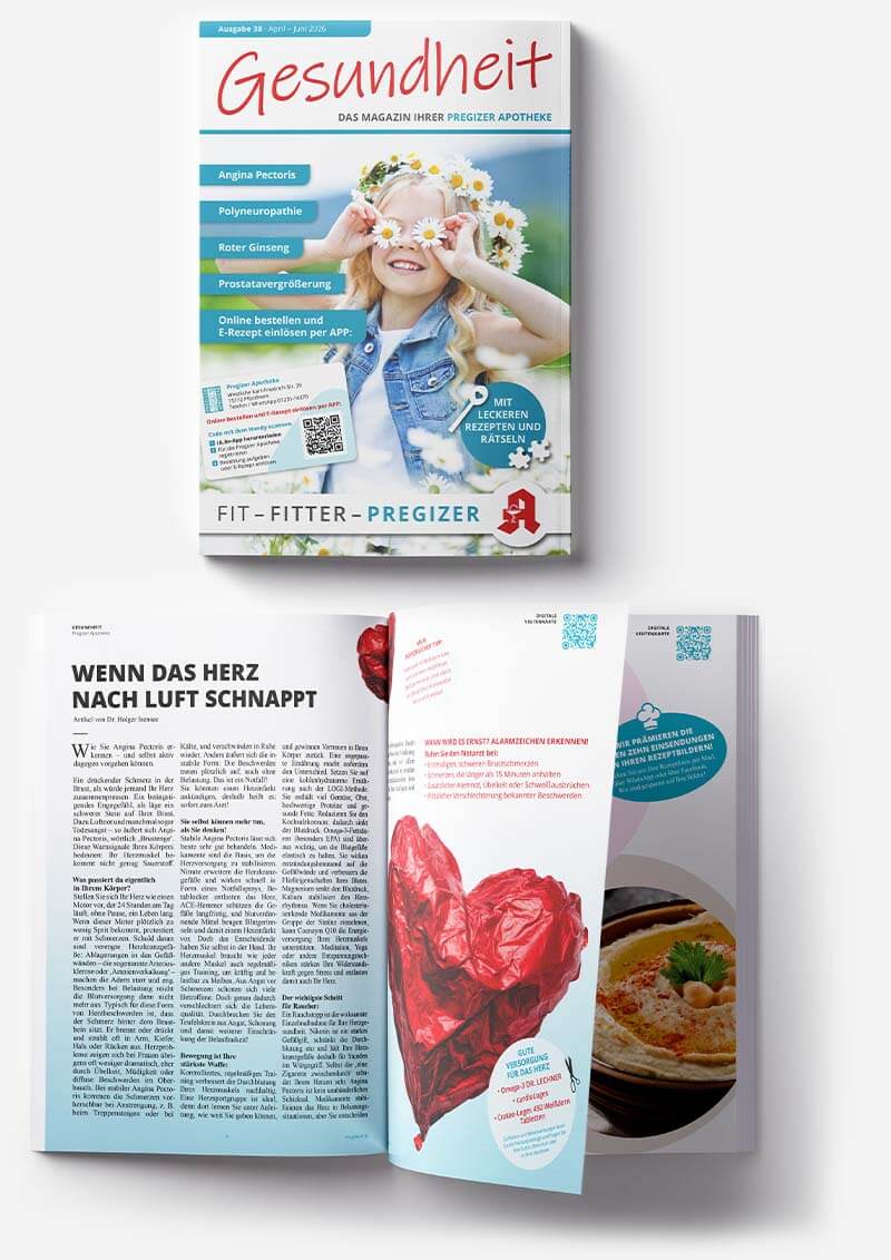 Gesundheit - Das exklusive Kunden-Magazin der Pregizer Apotheke Pforzheim