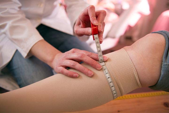 Pregizer Apotheke - Kompressionsstrümpfe anmessen